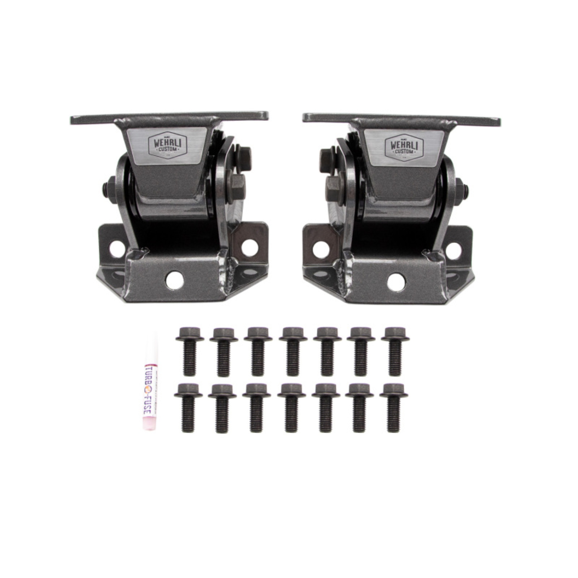 Picture of Wehrli 11-16 Chevrolet Duramax LML Heavy Duty Engine Mount - Gloss Black