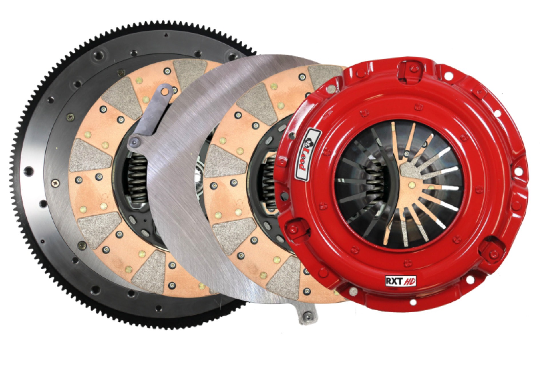 Picture of McLeod RXT 1200 Twin Disc Clutch Kit 24-25 Mustang GT w/Aluminum Flywheel (Calmer Mod. Trans Only)