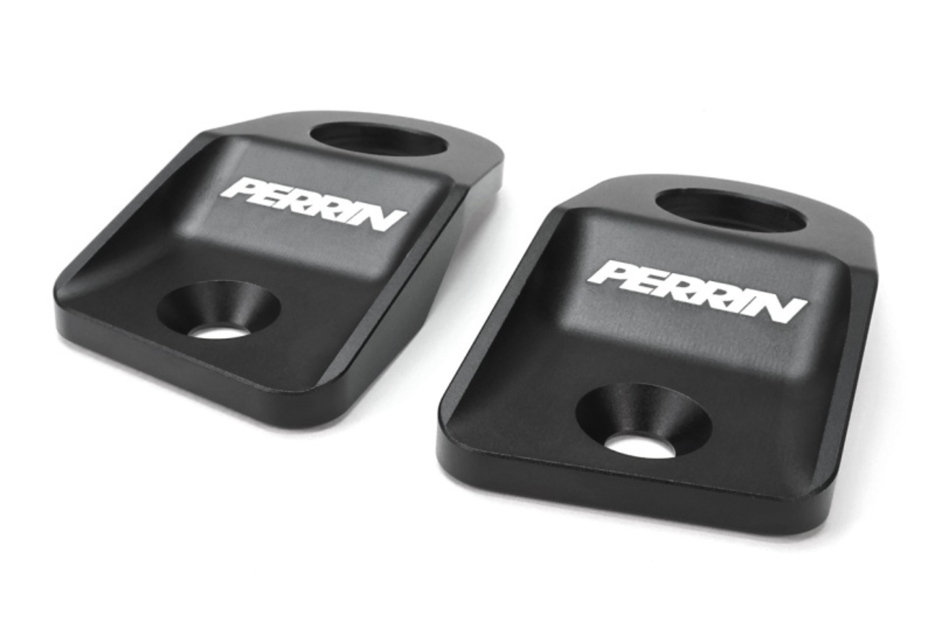 Picture of PERRIN 15-21 Subaru WRX/STI / 13-17 Crosstrek / 12-16 Impreza Upper Radiator Bracket Set - Black