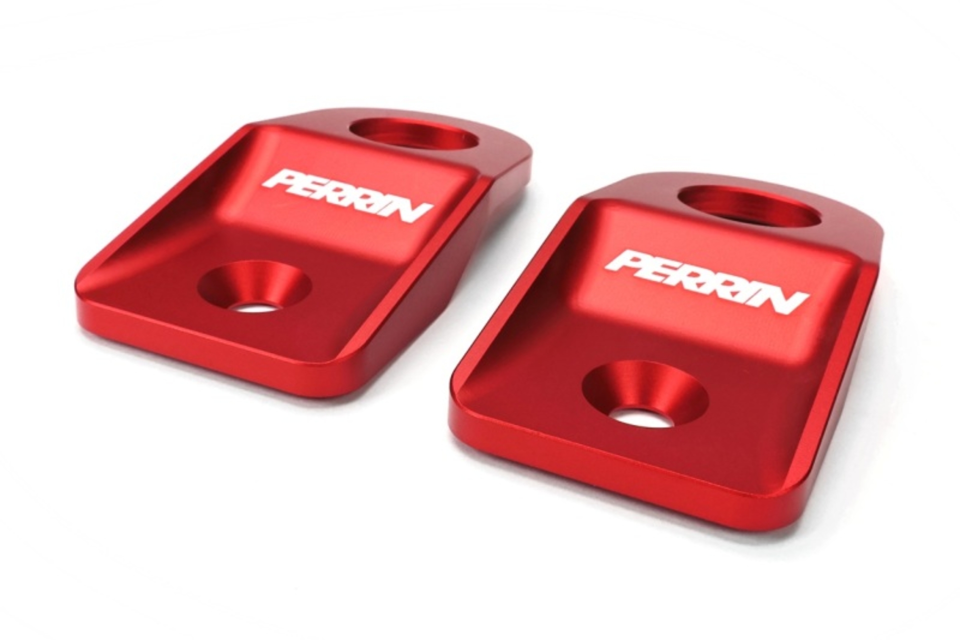 Picture of PERRIN 08-14 Subaru WRX/STI / 08-11 Impreza / 08-10 Outback Upper Radiator Bracket Set - Red