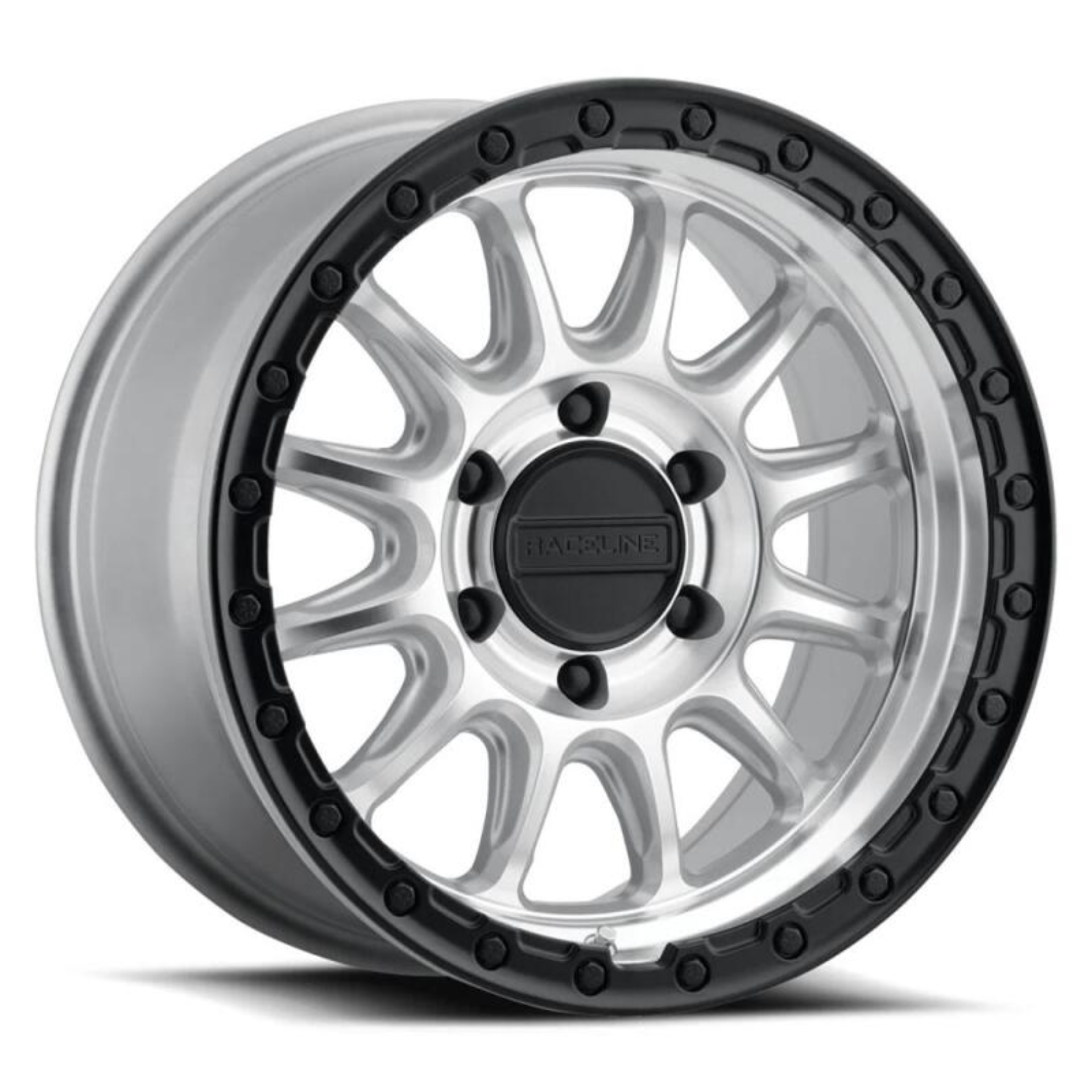 Picture of Raceline 960MB Alpha 17X8.5 / 5X127 BP / 0mm Offset / 78.1 Bore - Machined w/ Black Ring Wheel