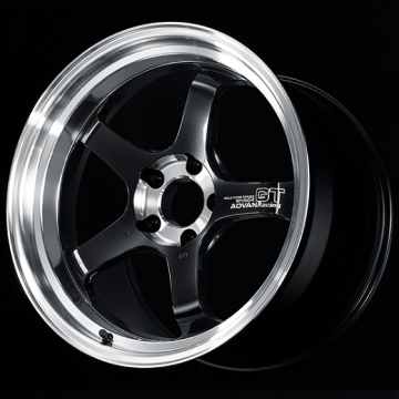 Picture of Advan GT Beyond-R 18X10.0 / +25 Off / 5x114.3 BC / 73mm Bore / Diamond Cut and Dark Platinum Black