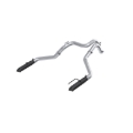 Picture of MBRP 24-25 Ford Ranger Raptor 3.0L 3in Dual Rear Turn-Down Axle Back Exhaust - Armor BLK Tips
