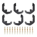 Picture of Westin 19-25 Chevrolet/GMC Silverado/Sierra 1500 CC Outlaw Drop Running Boards - Tex. Blk