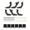Picture of Westin 2025 Toyota 4Runner PRO TRAXX 5 Oval Nerf Step Bars - Semi-Gloss Black