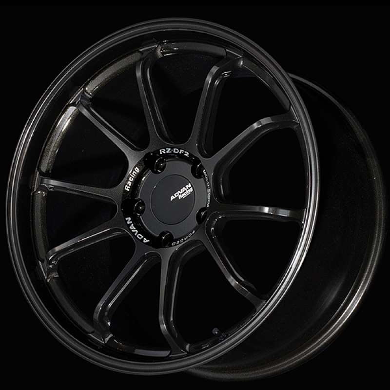Picture of Advan RZ-DF2 for Porsche 20x10.0 / +40 Offset / 5x130 / 71.6mm Bore / Racing Titanium Black