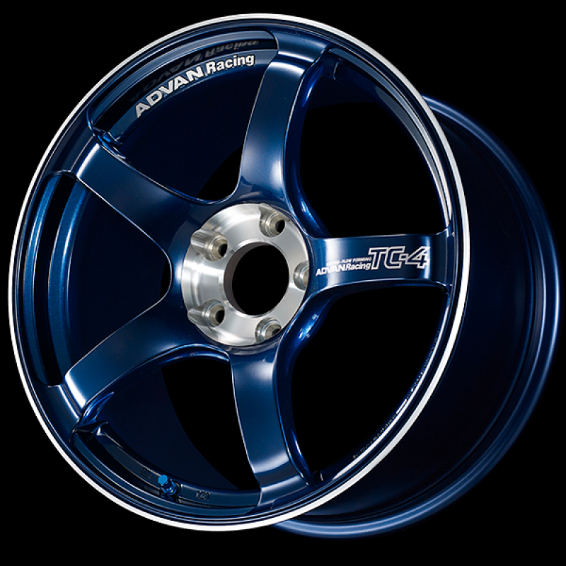 Picture of Advan TC-4 SE 18x8.5 / +45 Offset / 5x100 / 63mm Bore / Racing Indigo Blue and Diamond Cut
