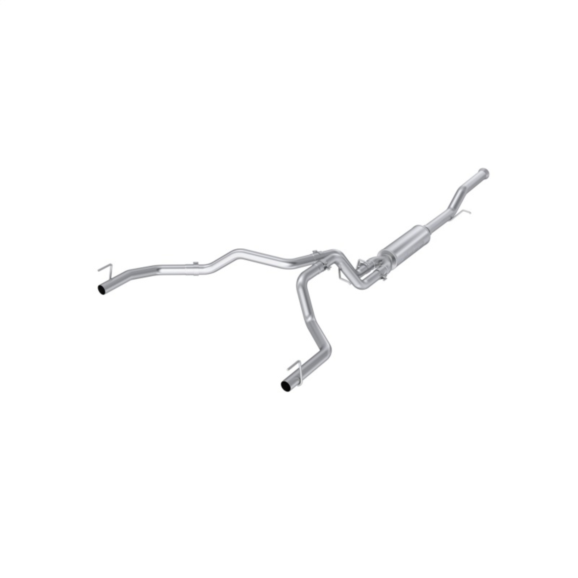 Picture of MBRP 21-25 Cadillac Escalade ESV 6.2L V8 3in Dual Split Rear Cat Back Exhaust - T304