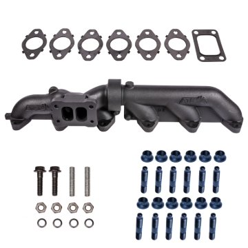 Picture of ATS Diesel 03-07 5.9L Cummins 2-Piece T3 Pulse Flow Exhaust Manifold Kit w/ Gaskets & Hardware