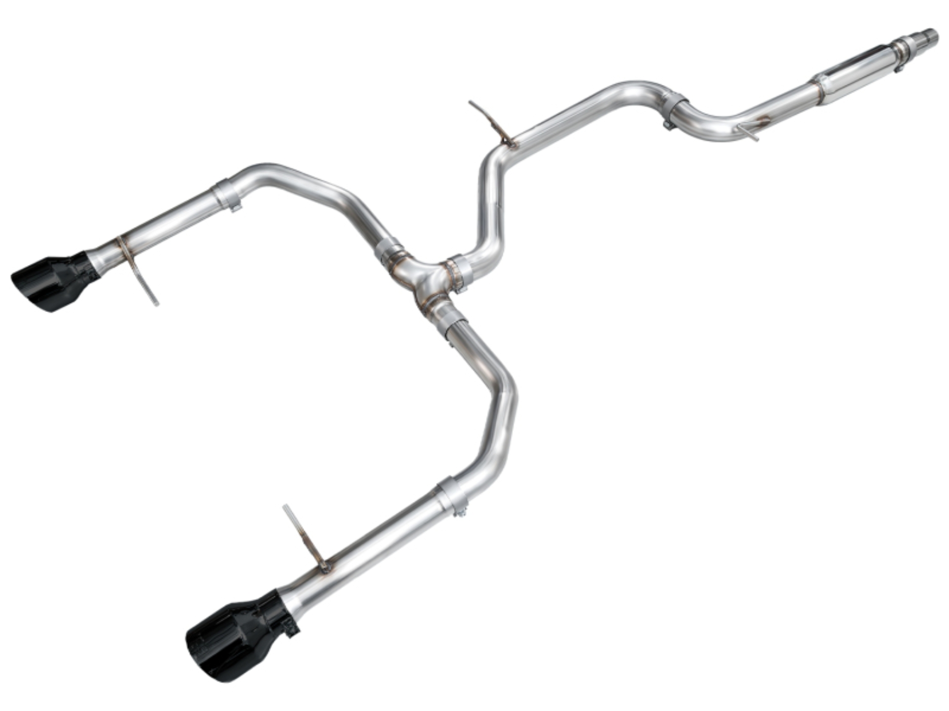 Picture of AWE Tuning 22-25 Volkswagen Jetta GLI Track Edition Exhaust - Diamond Black Tips