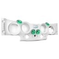 Picture of DS18 07-18 JK/JKU Jeep Soundbar Fits 4x 8in Speakers (Not Included) Tweeters Drivers Included-White