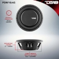 Picture of DS18 10in 500 Watts RMS 4 ohm SVC Shallow Mount Water Resistant Subwoofer
