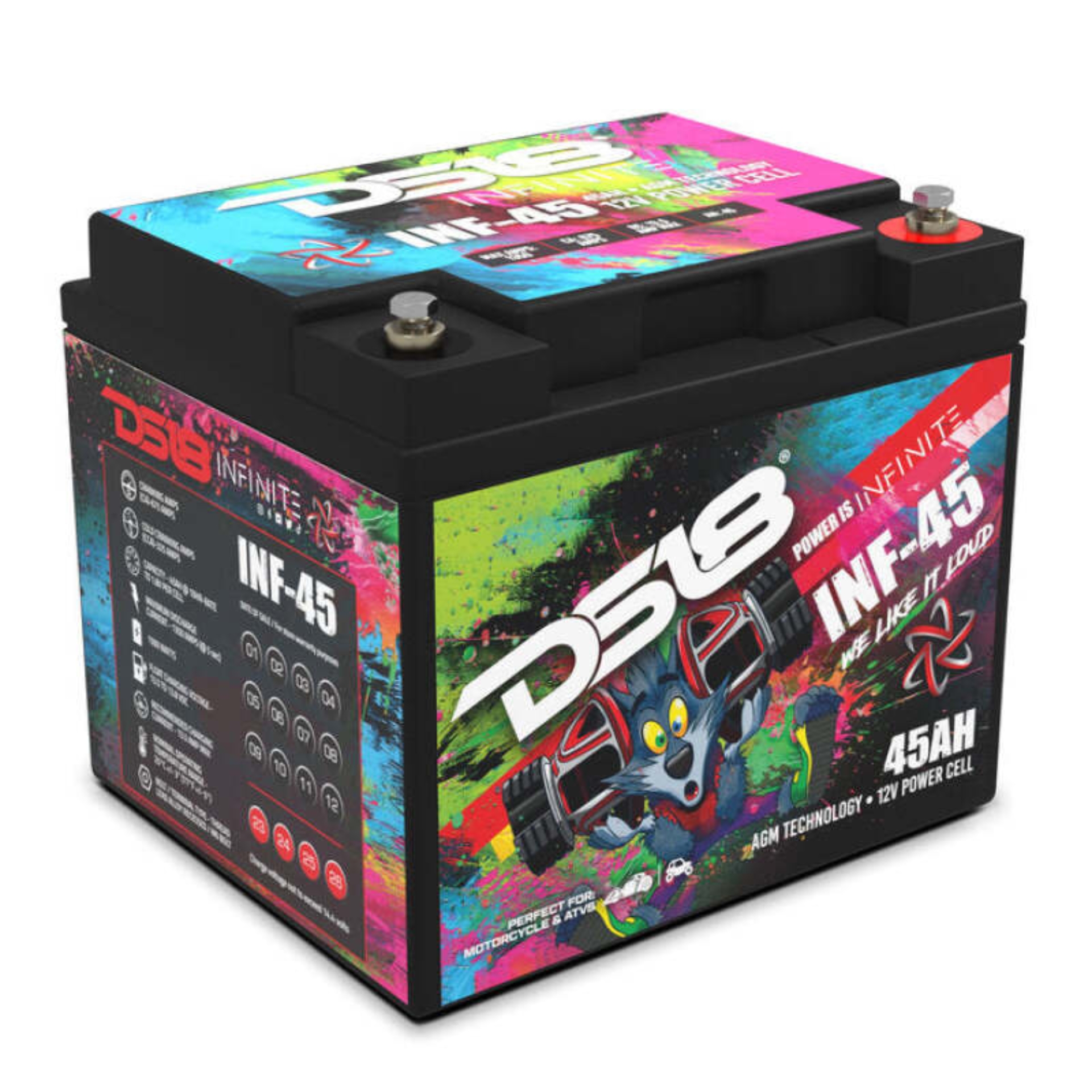 Picture of DS18 1500 Watts 45 AH Infinite AGM Power Cell Battery