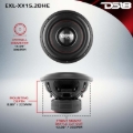 Picture of DS18 15in 2000 Watts RMS 2 ohm DVC High Excursion Subwoofers w/ Deep Aggressive Bass