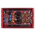 Picture of DS18 1-Channel Amp 9200 Burst/0.5ohm 5000/1ohm 3500/2ohm 2200/4ohm Watts RMS w/ Voltmeter Red