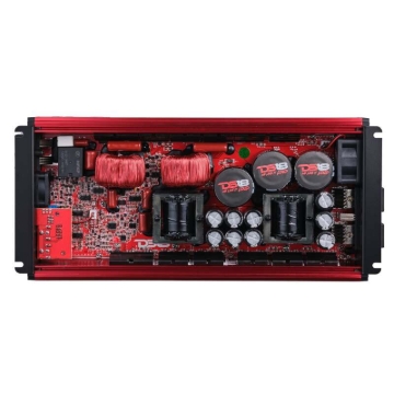 Picture of DS18 1-Channel Amp Class D Full-Range Monoblock 5000 Watts RMS/1ohm DPIV1/0 Terminals Included Red
