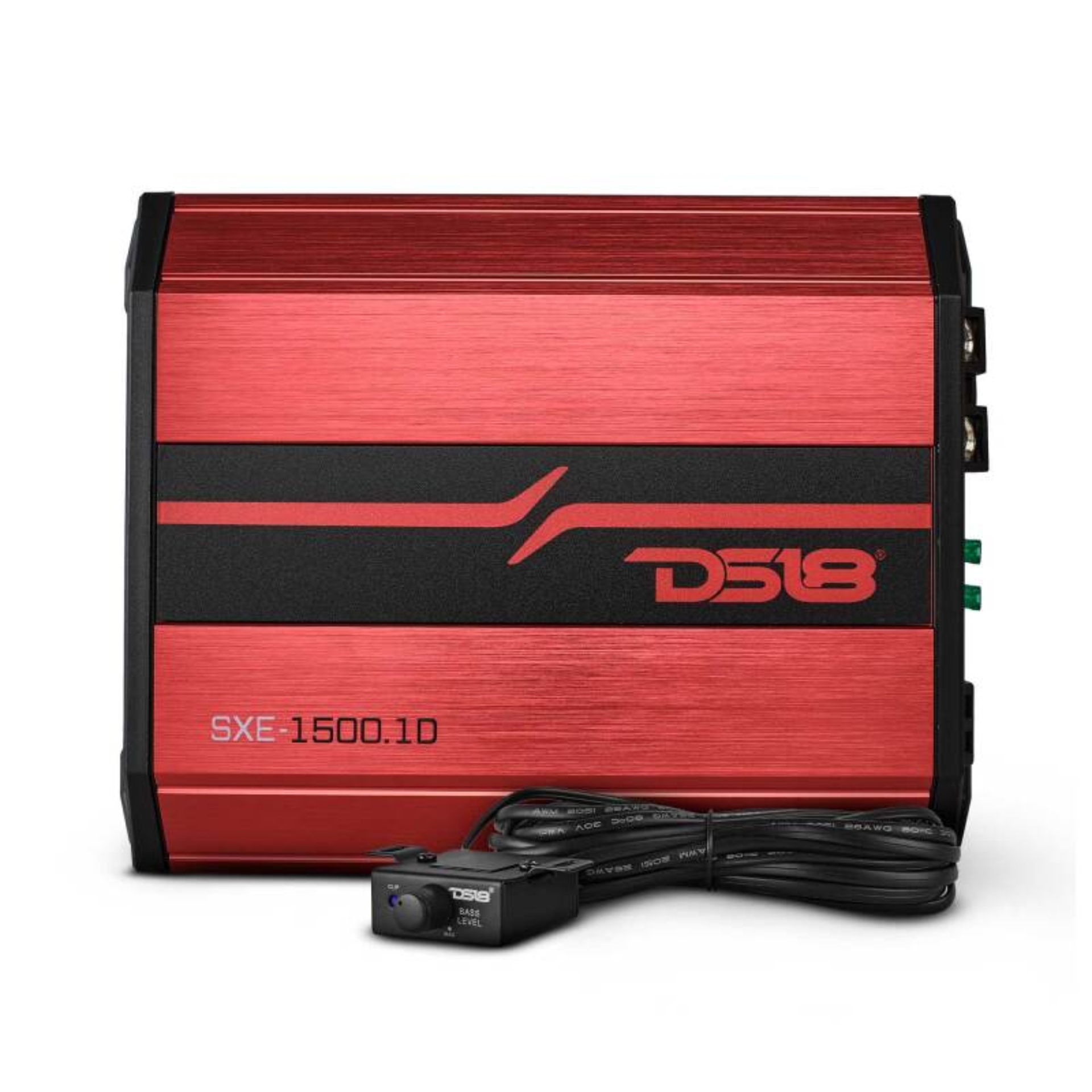 Picture of DS18 1-Channel SXE Amplifier Class D 500/1ohm 350/2ohm 200/4ohm Watts RMS- Red