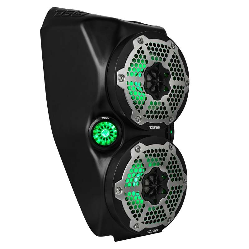 Picture of DS18 2015+ Polaris Slingshot Center Console Enclosure Fits 2x 6in & 2x 2.28in Speakers(Not Included)