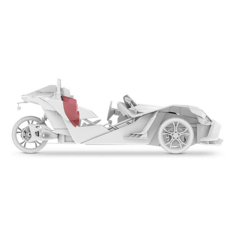 Picture of DS18 2015+ Polaris Slingshot Center Console Enclosure w/ 2x 6in NXL-IQ6/BK & PRO-TW7LD Speakers