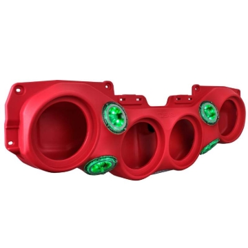 Picture of DS18 2018-23 Jeep JL/JLU/JT Soundbar Fits 4 x 8in Speakers (Not Included)- Red