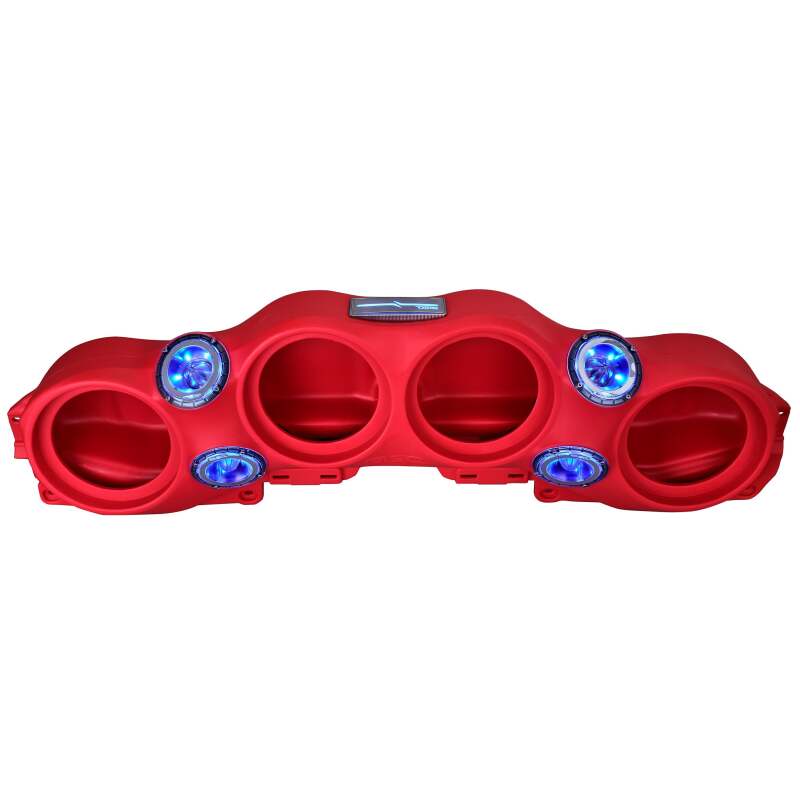 Picture of DS18 2018-23 Jeep JL/JLU/JT Soundbar Fits 4 x 8in Speakers (Not Included)- Red