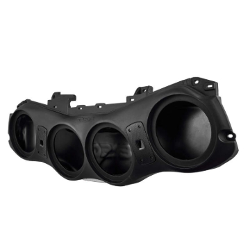 Picture of DS18 2024+ JL/JLU/JT Overhead Soundbar Enclosure Fits 4 x 8in Speakers-Black (Speakers not Included)
