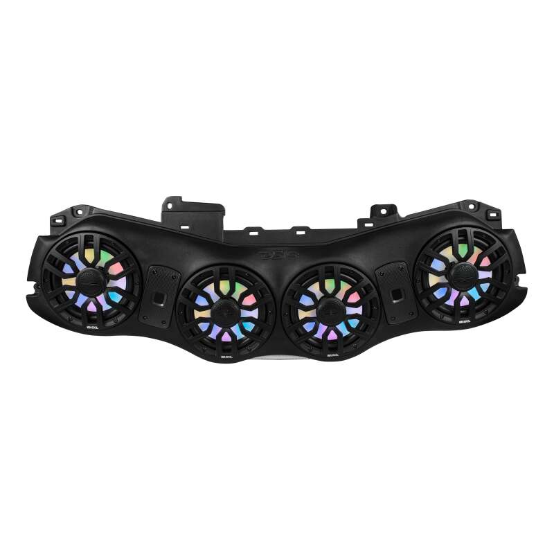 Picture of DS18 2024+ JL/JLU/JT Overhead Soundbar w/ Speakers (2 x NXL-IQ8/BK) and LEDs
