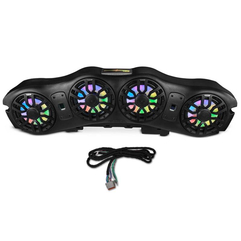 Picture of DS18 2024+ JL/JLU/JT Overhead Soundbar w/ Speakers (2 x NXL-IQ8/BK) and LEDs