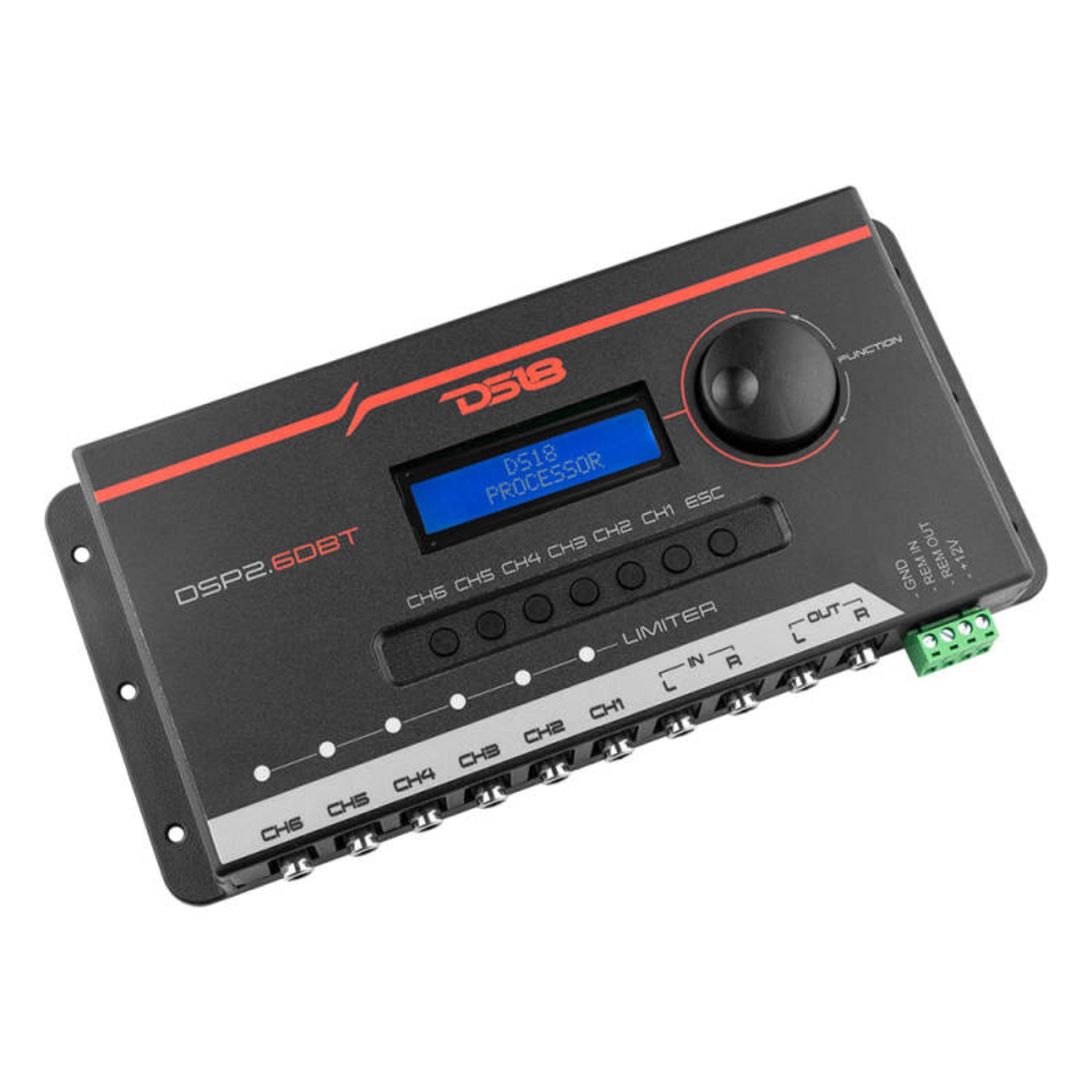 Picture of DS18 2-Channel In and 6-Channel Out Dual Signal Processor LCD Screen Bluetooth