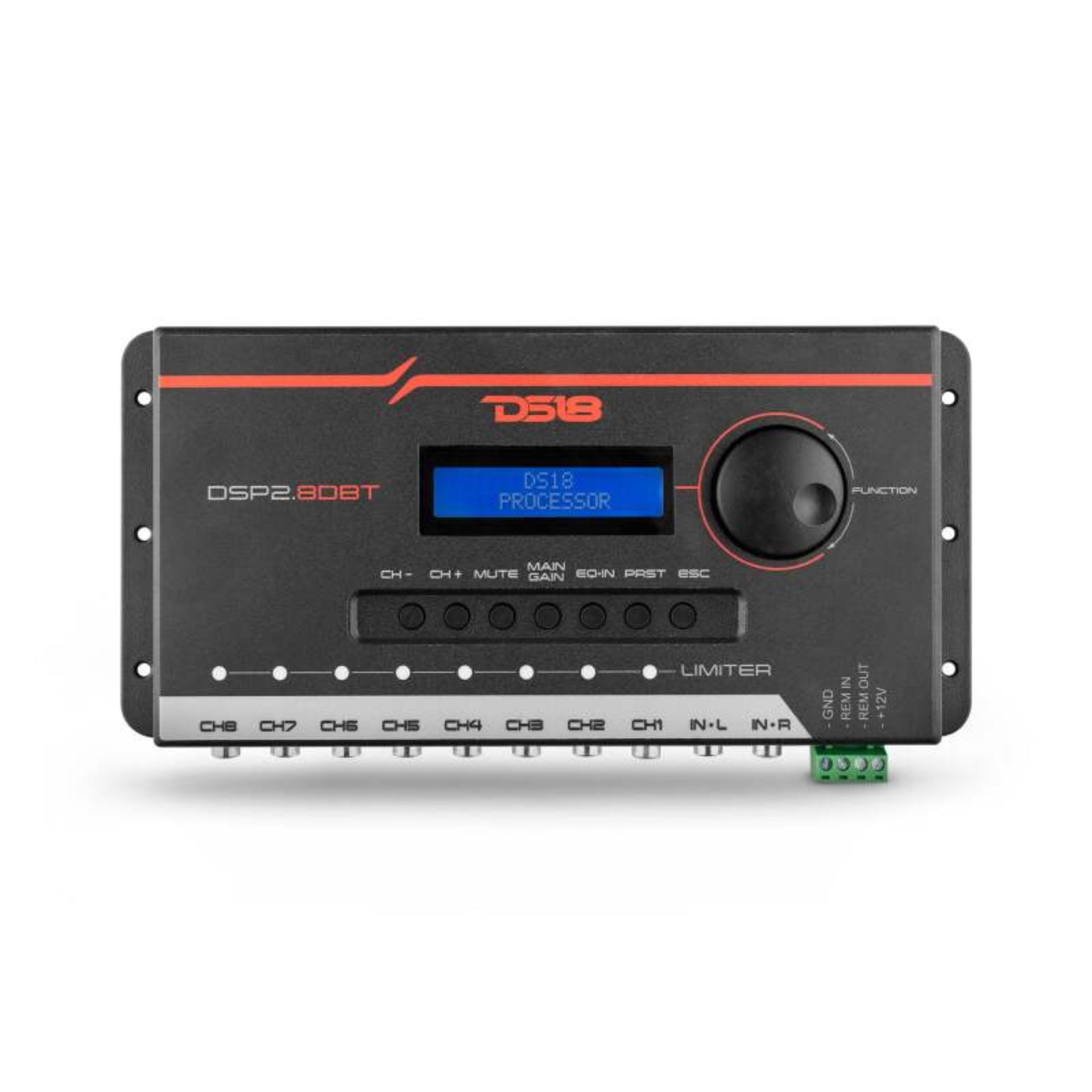 Picture of DS18 2-Channel In and 8-Channel Out Dual Signal Processor LCD Screen Bluetooth