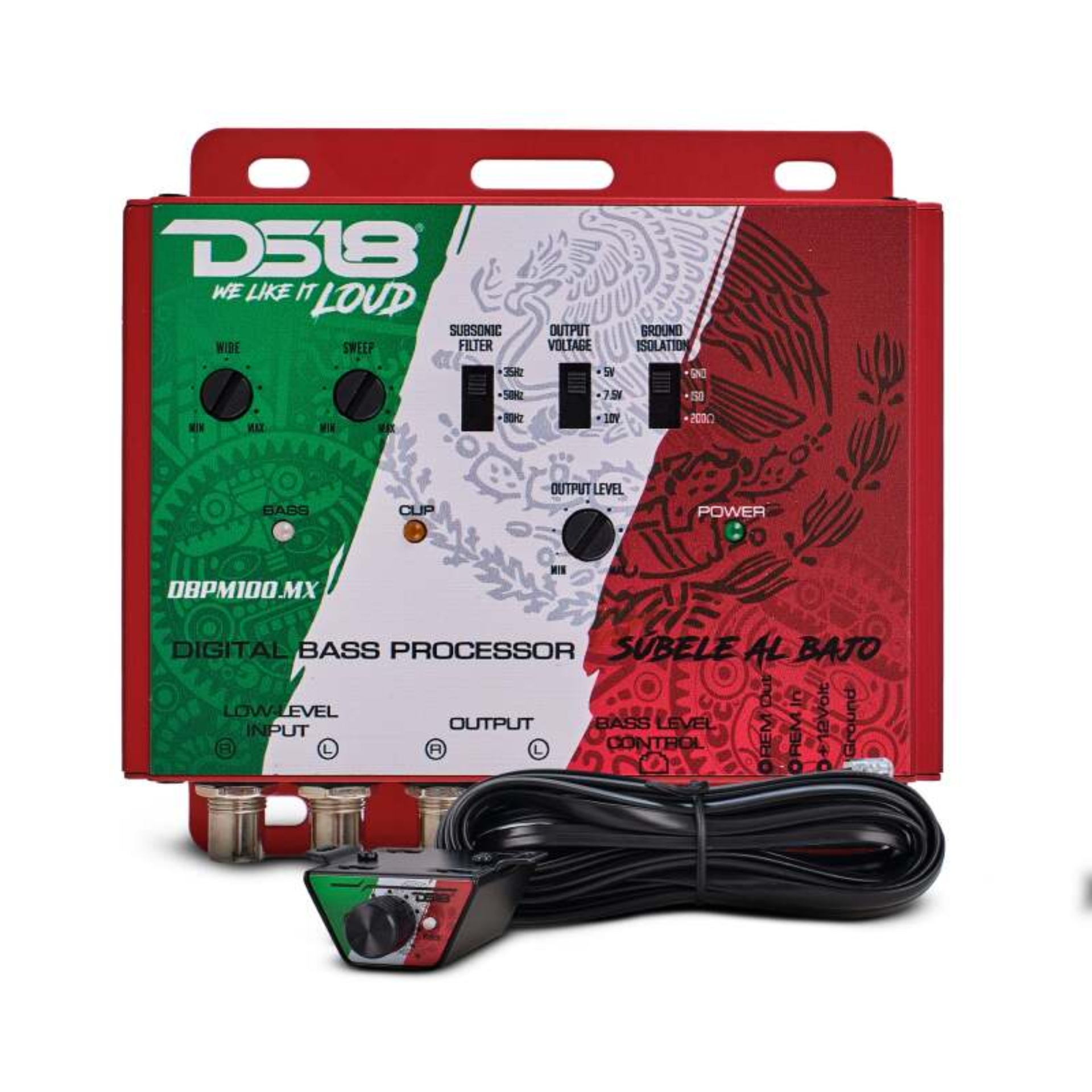 Picture of DS18 2-Channel Low Level Input and 2-Channel Output Digital Bass Processor Mexico Design