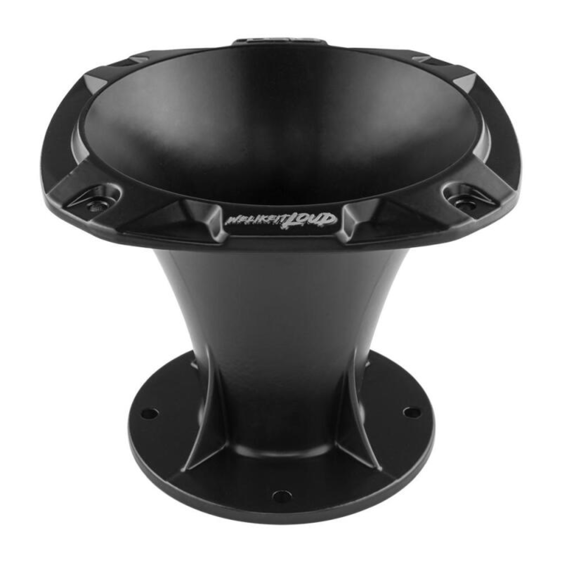 Picture of DS18 2in Bolt-On Throat 35 Degree 4.84in Depth Black Aluminum