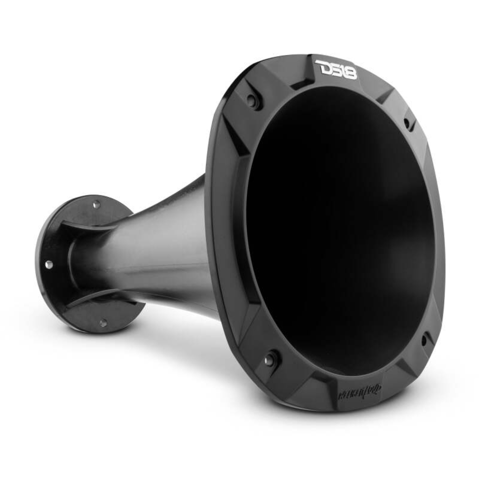 Picture of DS18 2in Long Bolt-On Throat Horn 27 Degree 10.84in Depth Black Plastic