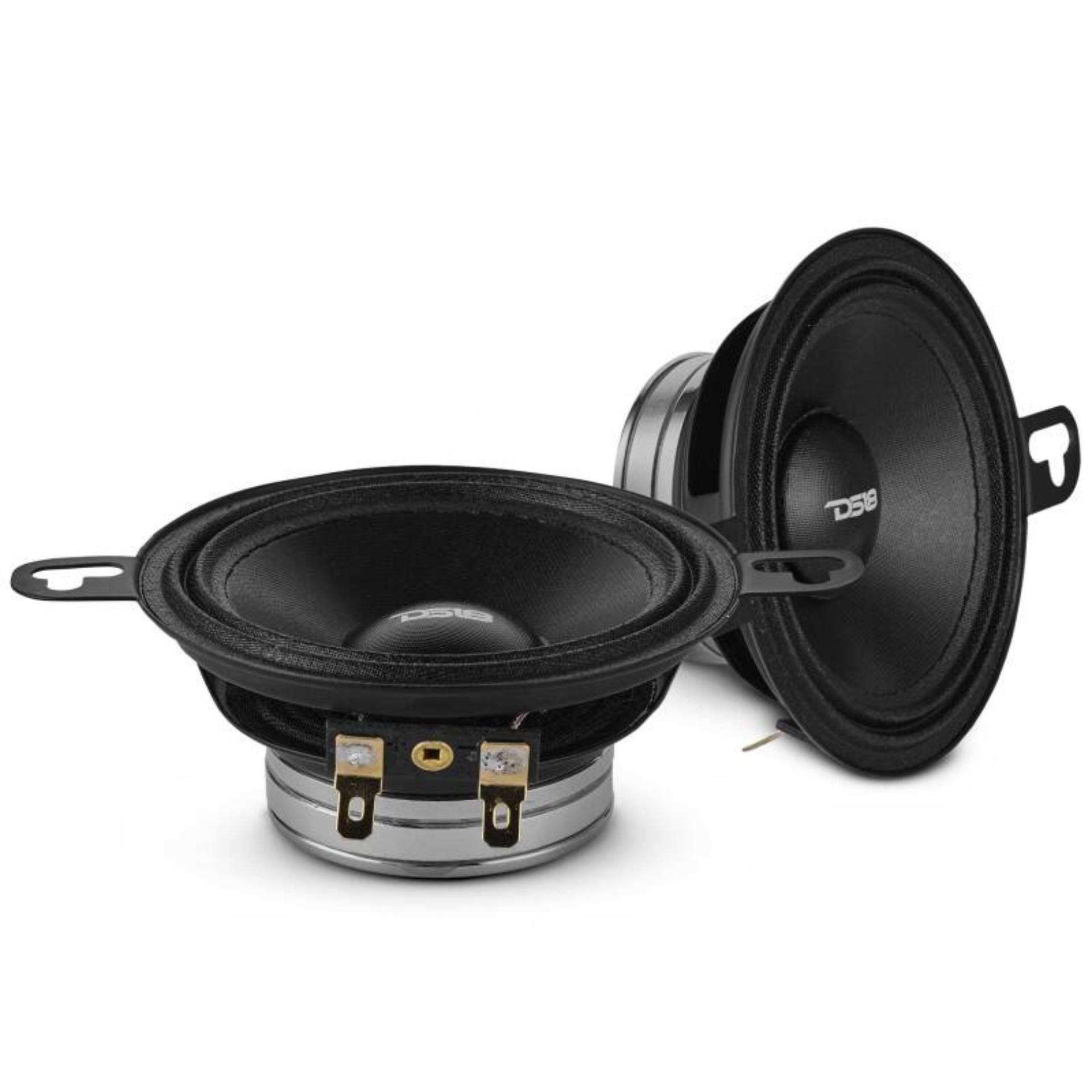 Picture of DS18 3.5in 100 Watts RMS 4 ohm Neodymium Full Range OEM Fitment Dashboard Loudspeakers
