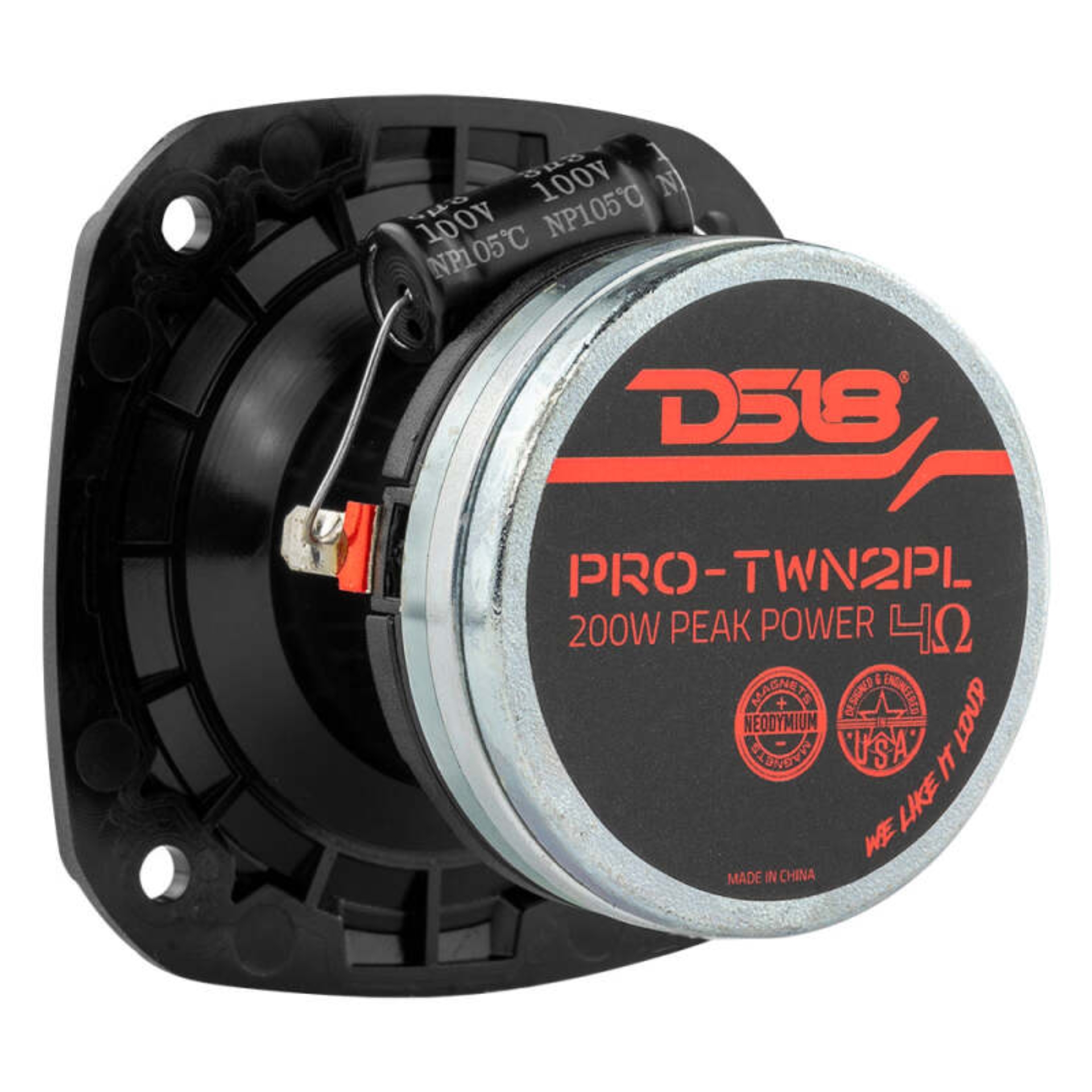 Picture of DS18 3in High Compression Neodymium Hybrid Driver/Tweeter 100 Watts RMS 1in Polyester Vc |4 ohm