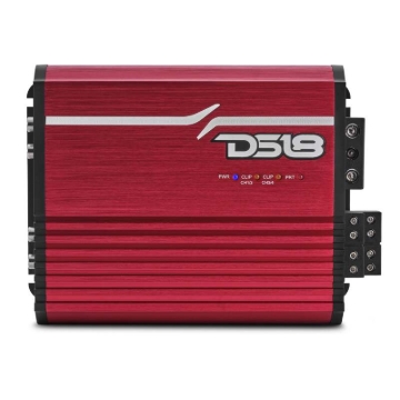 Picture of DS18 4-Channel Class-D Amp Stereo Full-Range 4 x 120 W RMS at4 ohm- Red
