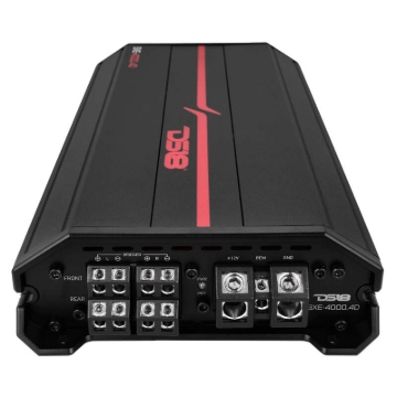 Picture of DS18 4-Channel SXE Amplifier Class D 2x 750/4ohm Bridge 4 x 430/2ohm 4 x 275/4ohm Watts RMS- Black