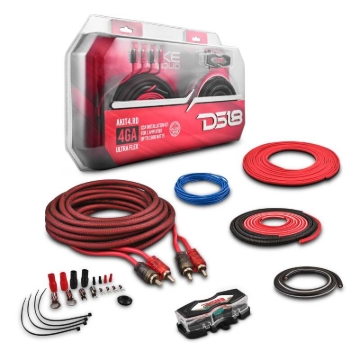 Picture of DS18 4-GA Amplifier Install Kit Advance- Red