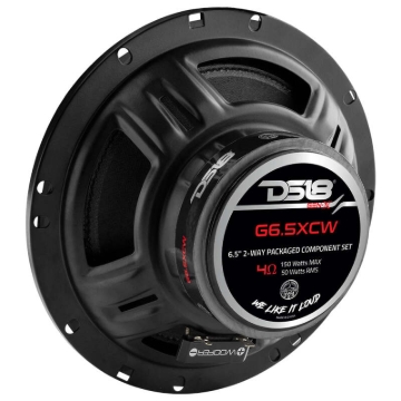 Picture of DS18 6.5in 50 Watts RMS 4 ohm 2-Way Component Speaker System Universal Fit