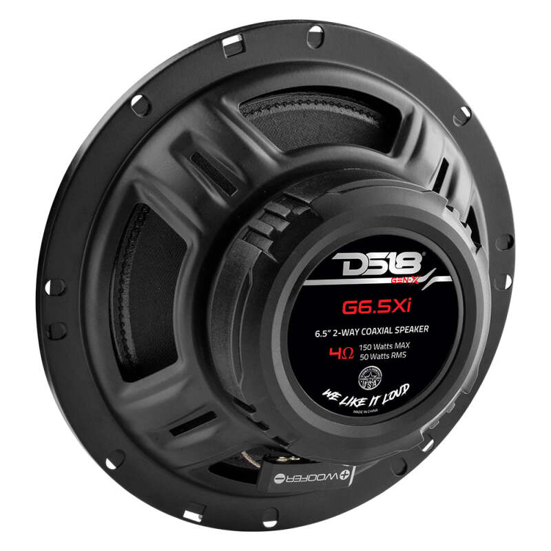 Picture of DS18 6.5in 50Watts RMS 4 ohm 2-Way Coaxial Speaker System Universal Fit