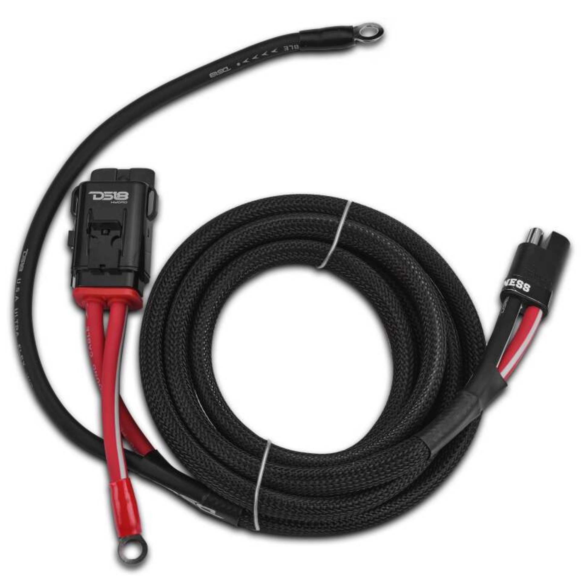 Picture of DS18 6-GA Water Resistant Fuse Holder 8 Ft of Power and Ground Wires 2 Door UTV