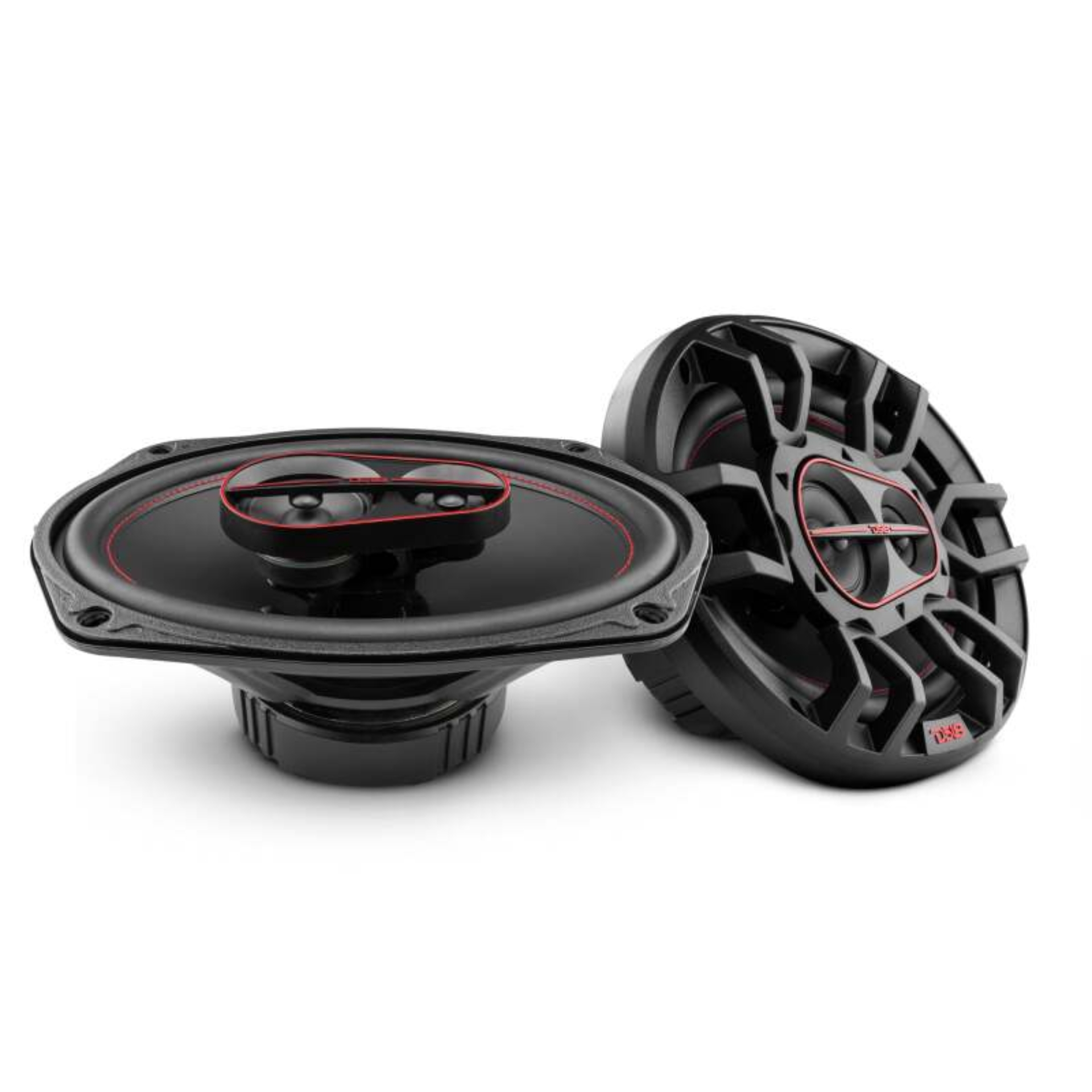 Picture of DS18 6x9in 60 Watts RMS 4 ohm 3-Way Coaxial Speaker System Universal Fit