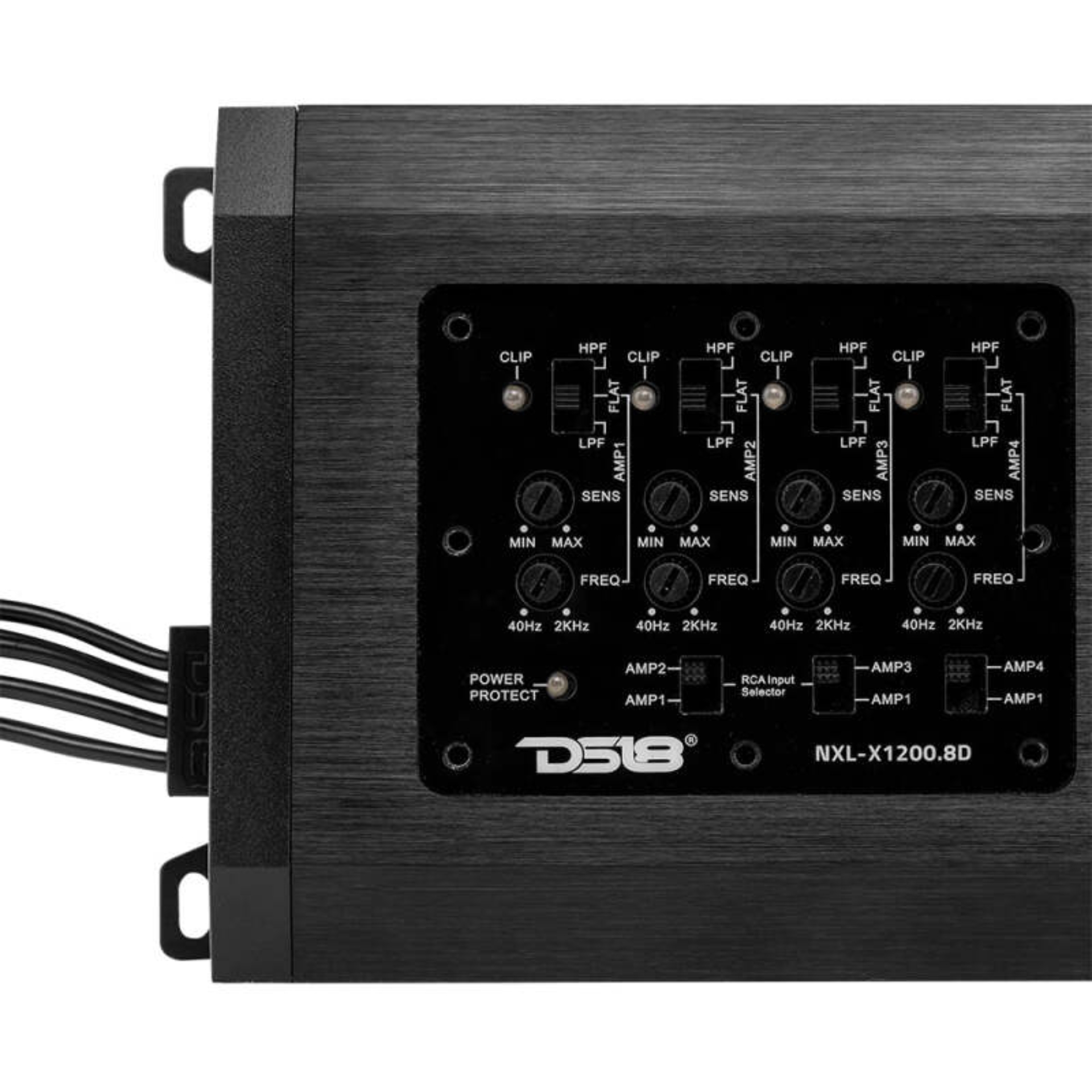 Picture of DS18 8-Channel Class-D Amp Full-Range 8 x 150 Watts RMS at4 ohm IP67 Waterproof Rating