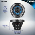 Picture of DS18 Hybrid Marine Speaker w/ Driver And RGB LED 6.5in 2-Way 250 Watts RMS 4 ohm Crbn Fiber w/ Cover