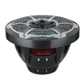 Picture of DS18 Hybrid Marine Speakers w/ Driver And RGB LED 10in 2-Way 450 Watts RMS 4 ohm Crbn Fiber w/ Cover