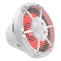 Picture of DS18 Hybrid Marine Speaker w/ Driver And RGB LEDs 10in 2-Way 450 Watts RMS 4 ohm White w/ Cover