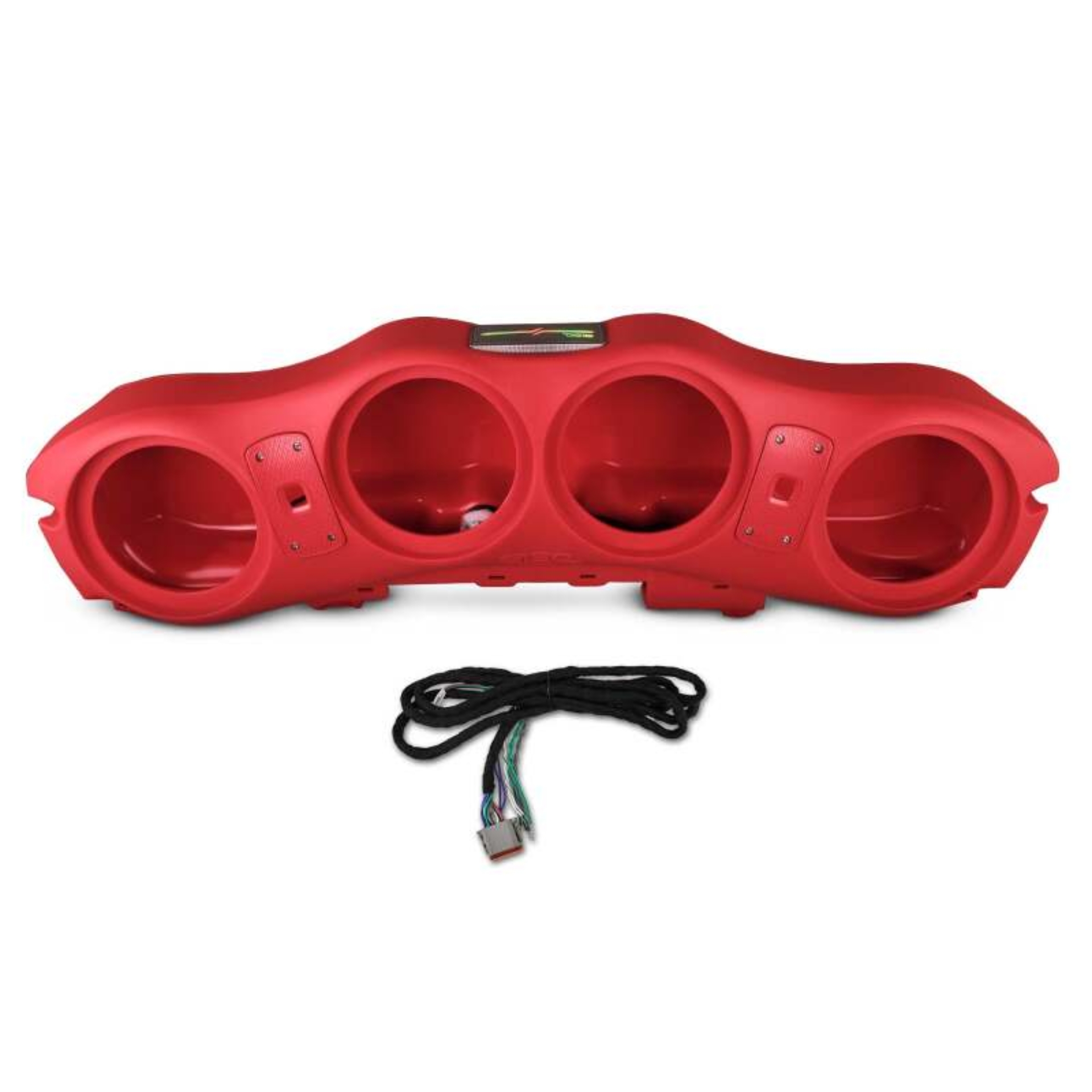 Picture of DS18 Jeep 2024+ JL/JLU/JT Overhead Soundbar Fits 4 x 8in Speakers (Not Included) LEDs- Red