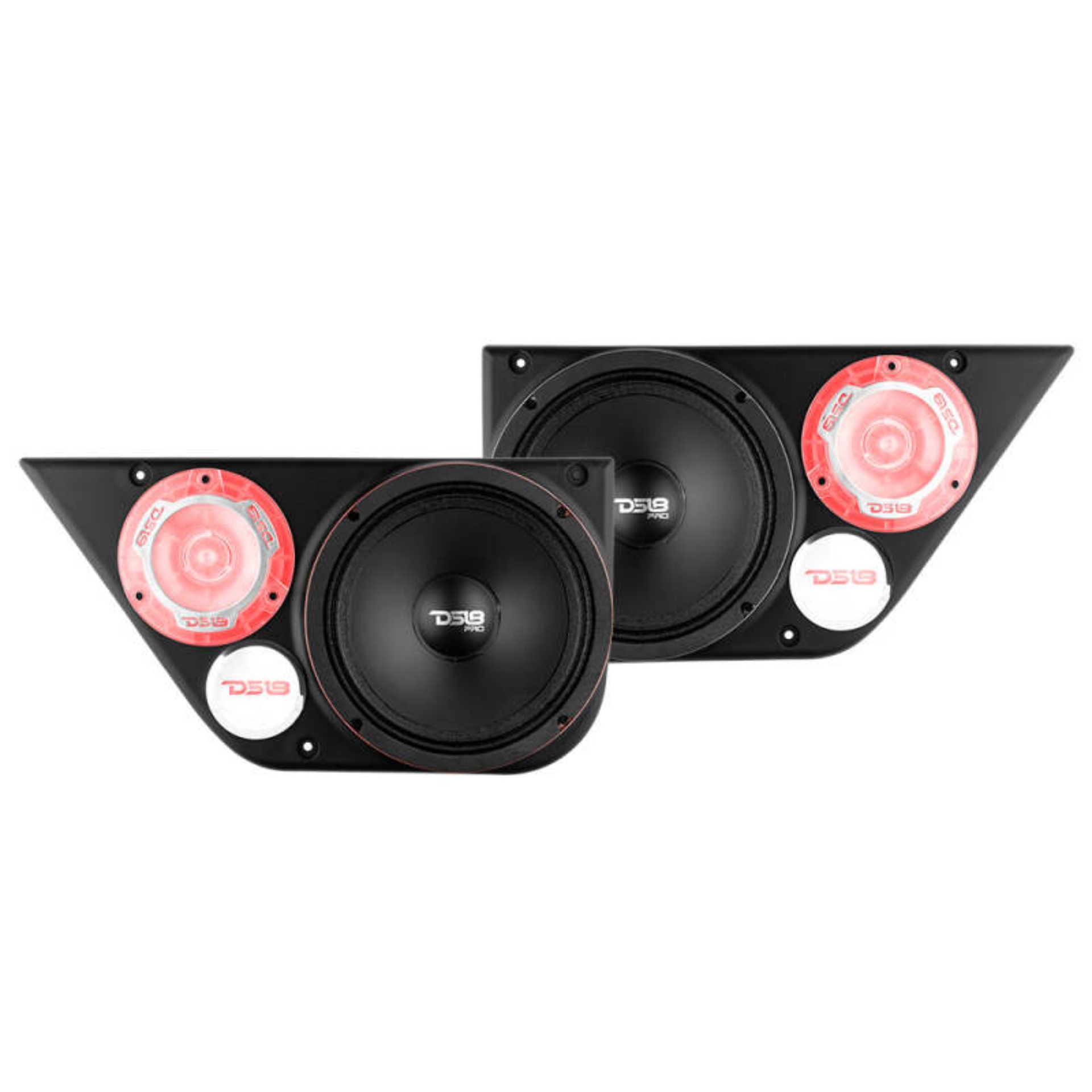 Picture of DS18 Jeep JKU Fits 2x 6.5in Speakers 2x 3.78in Tweeters Back Door Panels