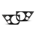 Picture of DS18 Jeep JKU Fits 2x 6.5in Speakers 2x 3.78in Tweeters Back Door Panels