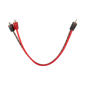 Picture of DS18 Level 1 RCA Wire Y Connector 1 Male to 2 Female